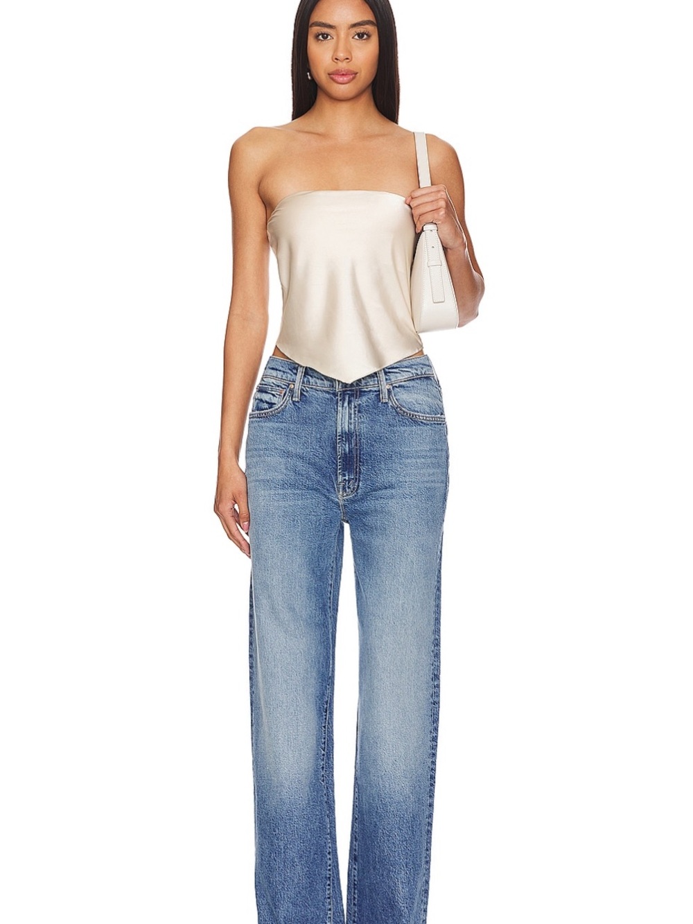 REVOLVE MONICO TOP IN OYSTER